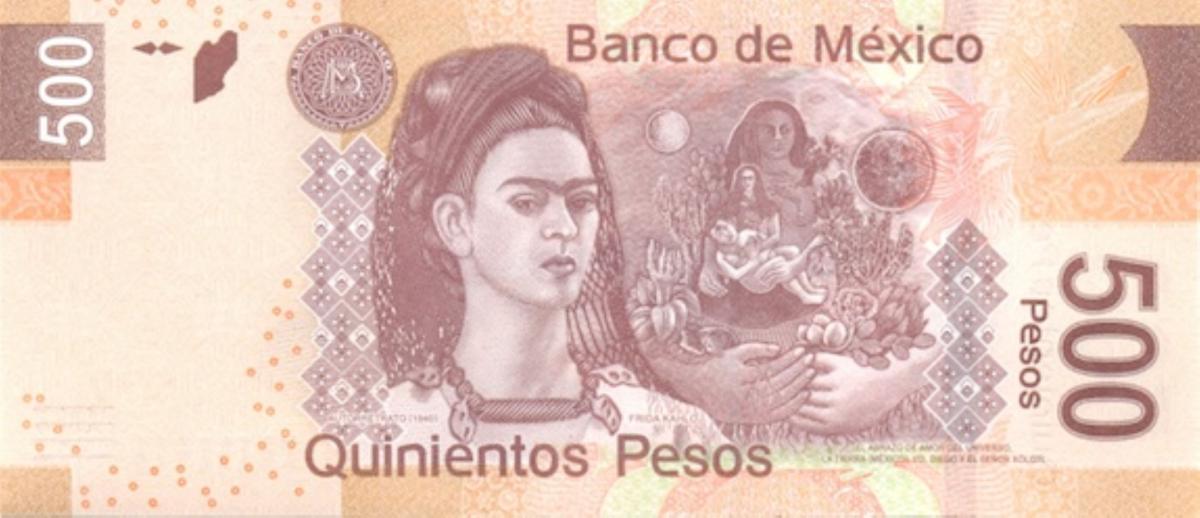 Back of Mexico p126b: 500 Pesos from 2010