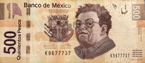 p126bb from Mexico: 500 Pesos from 2016