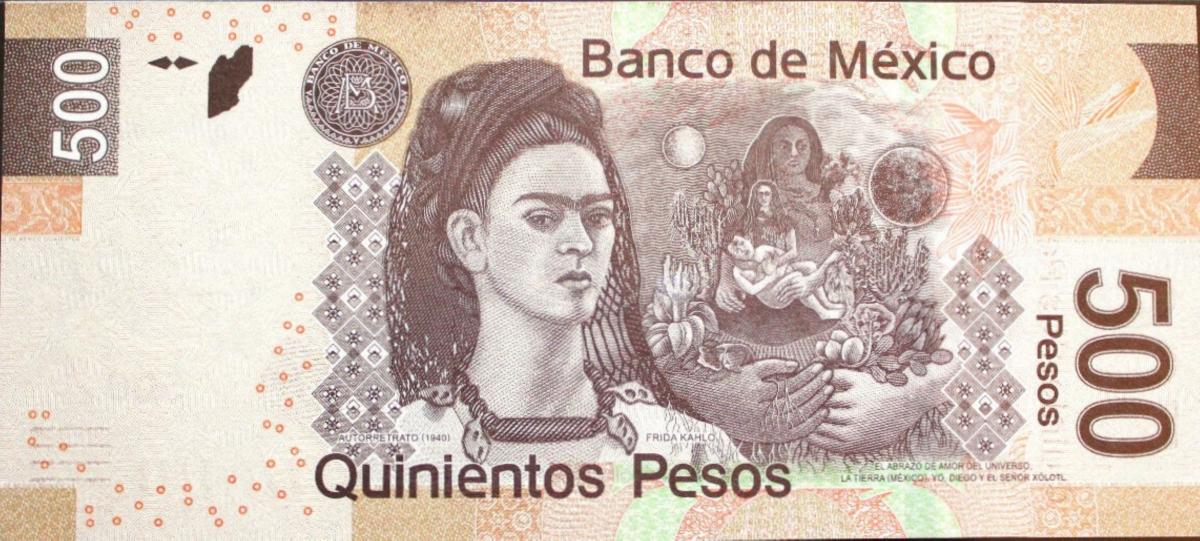 Back of Mexico p126be: 500 Pesos from 2017