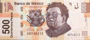 Gallery image for Mexico p126be: 500 Pesos