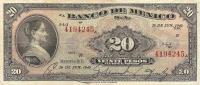 Gallery image for Mexico p40a: 20 Pesos