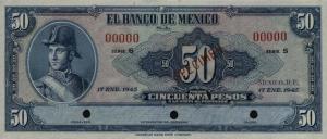 Gallery image for Mexico p41s: 50 Pesos
