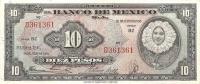 Gallery image for Mexico p47e: 10 Pesos
