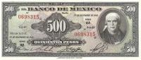 Gallery image for Mexico p51a: 500 Pesos