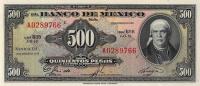 p51m from Mexico: 500 Pesos from 1965