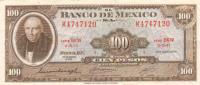 p61f from Mexico: 100 Pesos from 1971