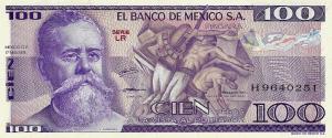 Gallery image for Mexico p68c: 100 Pesos