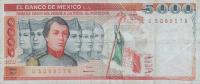 p77b from Mexico: 5000 Pesos from 1982