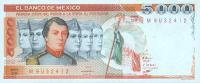 p83a from Mexico: 5000 Pesos from 1983