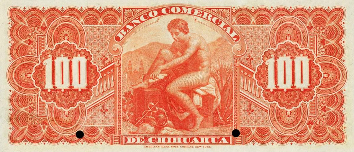 Back of Mexico pS131As: 100 Pesos from 1898