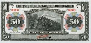 pS135s from Mexico: 50 Pesos from 1913