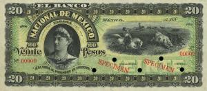 Gallery image for Mexico pS259s1: 20 Pesos