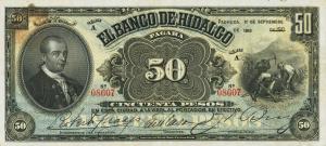 pS308s from Mexico: 50 Pesos from 1902