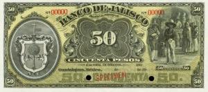 pS323s from Mexico: 50 Pesos from 1902