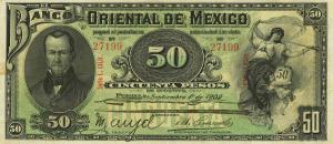 pS384b from Mexico: 50 Pesos from 1900
