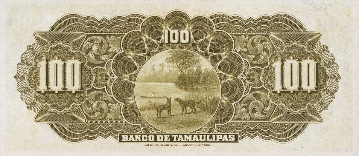 Back of Mexico pS433r2: 100 Pesos from 1902