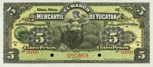 pS452As from Mexico: 5 Pesos from 1897