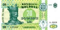 p13e from Moldova: 20 Leu from 2002