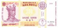 p16c from Moldova: 200 Leu from 2009