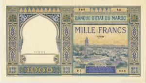 Gallery image for Morocco p16a: 1000 Francs