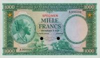 Gallery image for Belgian Congo p29ct: 1000 Francs