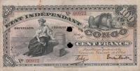Gallery image for Belgian Congo p2b: 100 Francs