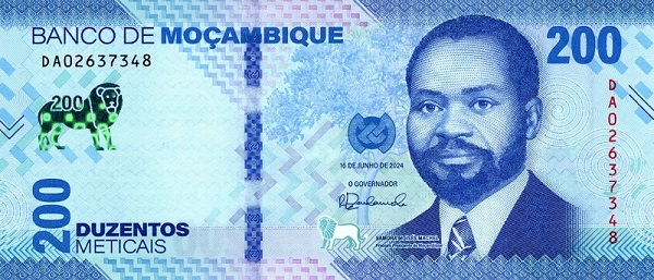 Front of Mozambique p158: 200 Meticais from 2024