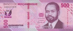 p159 from Mozambique: 500 Meticais from 2024