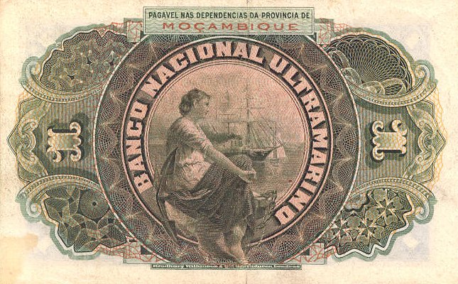 Back of Mozambique p81a: 1 Escudo from 1941
