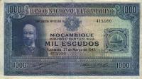 p99b from Mozambique: 1000 Escudos from 1947