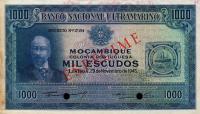 p99s from Mozambique: 1000 Escudos from 1945