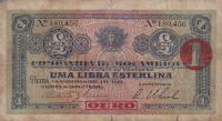 pR24a from Mozambique: 1 Libra from 1930