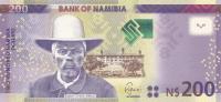 p15a from Namibia: 200 Namibia Dollars from 2012