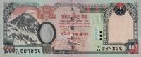 p68a from Nepal: 1000 Rupees from 2008