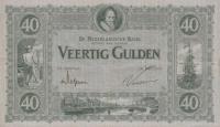 p37 from Netherlands: 40 Gulden from 1923