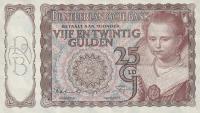 p60 from Netherlands: 25 Gulden from 1943