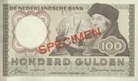 p88s from Netherlands: 100 Gulden from 1953