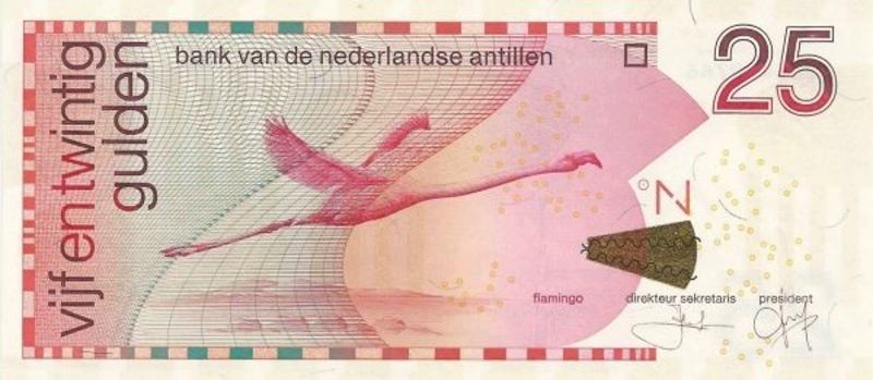 Front of Netherlands Antilles p29i: 25 Gulden from 2016