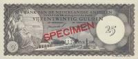 p3s from Netherlands Antilles: 25 Gulden from 1962