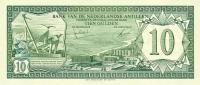 p9b from Netherlands Antilles: 10 Gulden from 1972