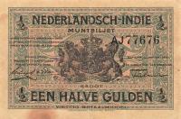 p102 from Netherlands Indies: 0.5 Gulden from 1920
