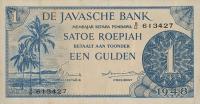 p98a from Netherlands Indies: 1 Gulden from 1948