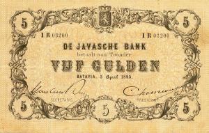 Gallery image for Netherlands Indies p45b: 5 Gulden