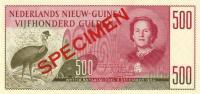 p17s from Netherlands New Guinea: 500 Gulden from 1954