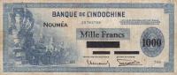 Gallery image for New Caledonia p45: 1000 Francs
