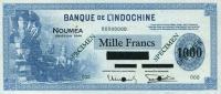 Gallery image for New Caledonia p47s: 1000 Francs