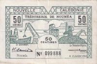 p51 from New Caledonia: 50 Centimes from 1942