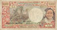 Gallery image for New Caledonia p64b: 1000 Francs