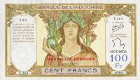 Gallery image for New Hebrides p10c: 100 Francs