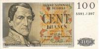 Gallery image for Belgium p129b: 100 Francs